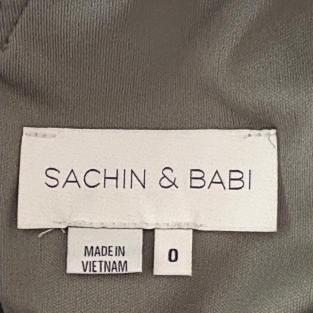 Sachin + Babi Beckett Satin Charmeuse Sleeveless Maxi Dress Pistachio Size 0 - Picture 7 of 8